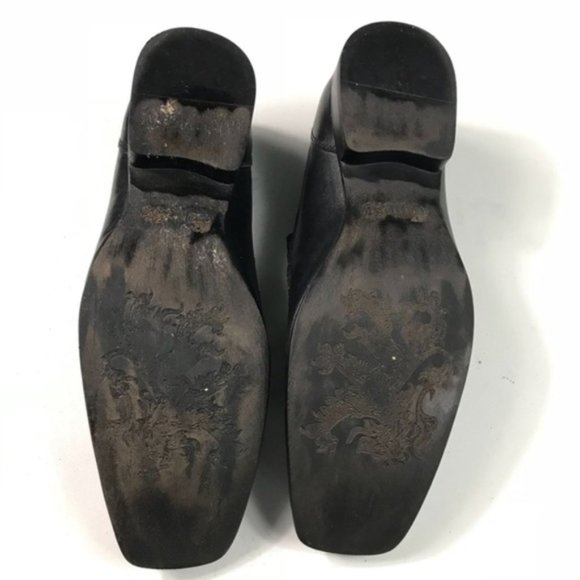 Guess by Marciano Men’s Black Leather Loafers Size 10 - Picture 6 of 8